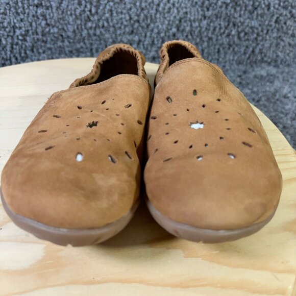 Merrell Barefoot Life Zest Glove Flats Womens Size 5.5 Tan Slip On Vibram Shoes - Picture 2 of 9